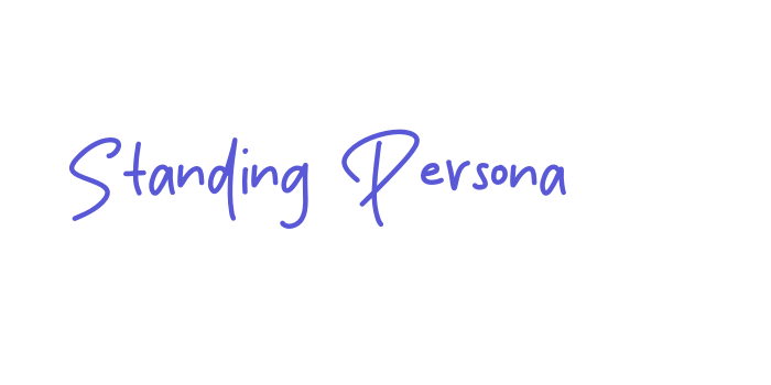 Standing Persona Font Download