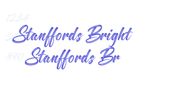 Stanffords Bright Stanffords Br font free