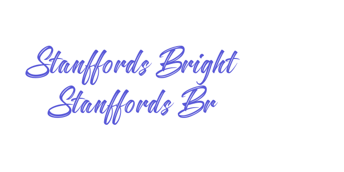 Stanffords Bright Stanffords Br Font Download