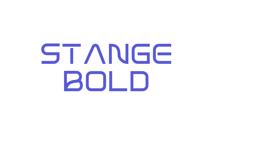 Stange Bold Font