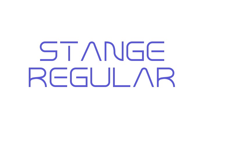 Stange Regular Font