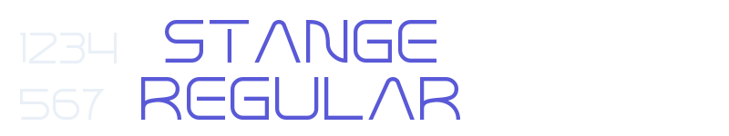 Stange Regular-related font