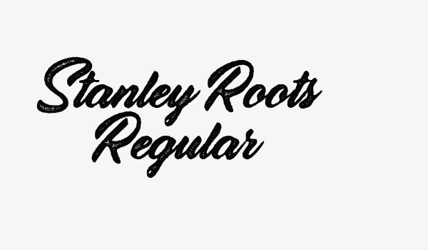 Stanley Roots Regular Font