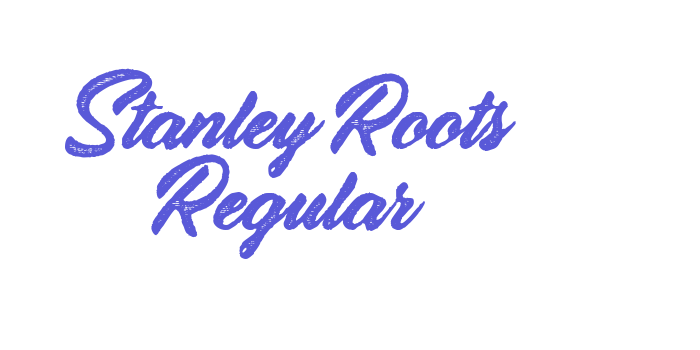 Stanley Roots Regular Font Download