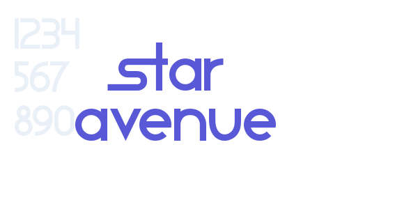 Star Avenue font free