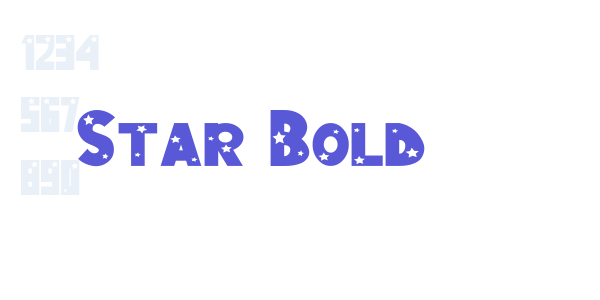 Star Bold font