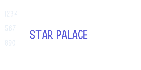 Star Palace font free