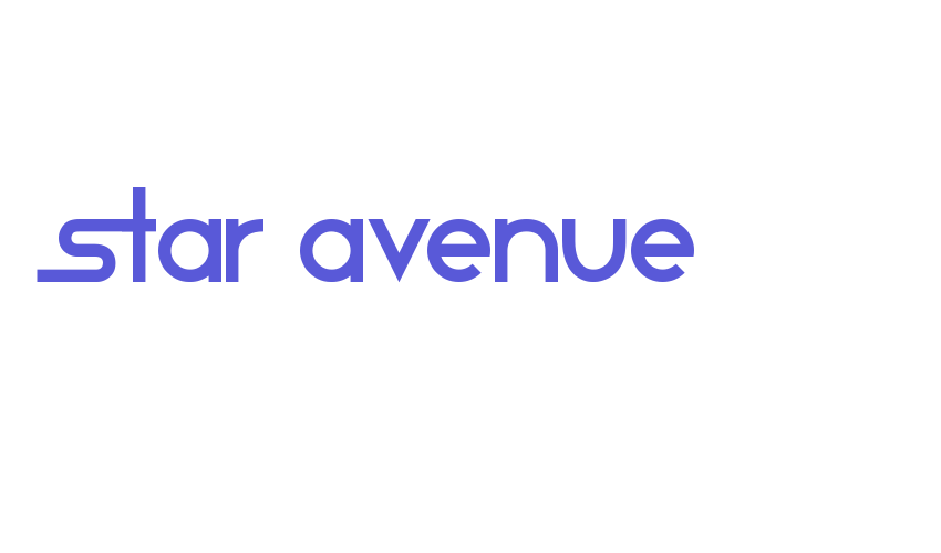 Star Avenue Font