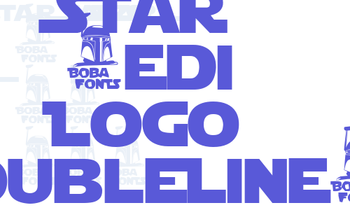 Star Jedi Logo DoubleLine1 Font Download