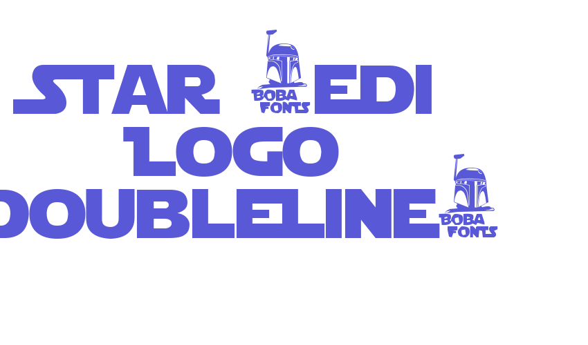 Star Jedi Logo DoubleLine1 Font Download