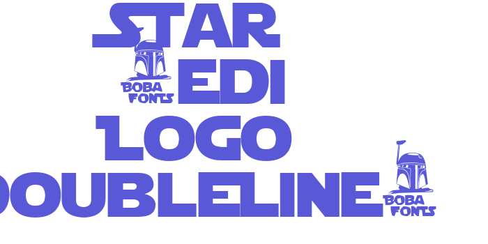 Star Jedi Logo DoubleLine1 Font Download