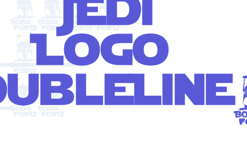 Star Jedi Logo DoubleLine2 Font Download