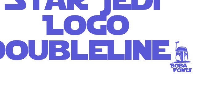 Star Jedi Logo DoubleLine2 Font Download