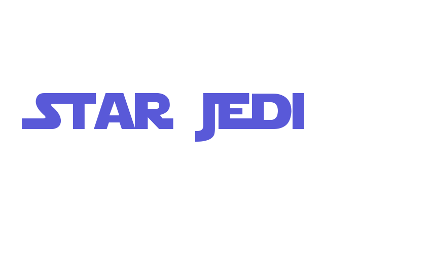 Star Jedi Font Download