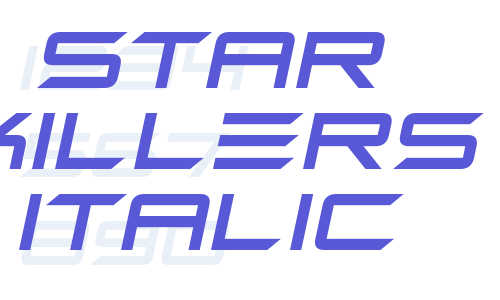 Star Killers Italic Font Download