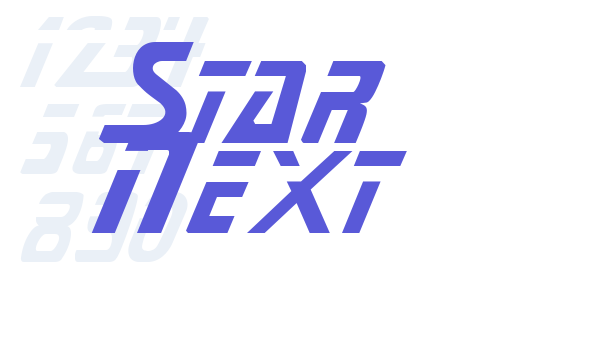 Star Next Font