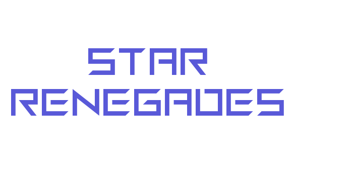 Star Renegades Font Download