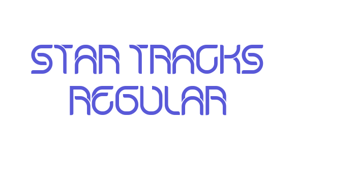 Star Tracks Regular Font Download