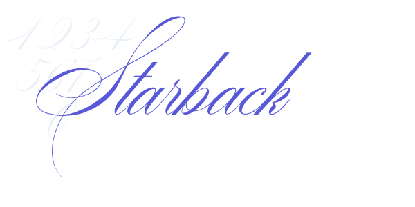 Starback font