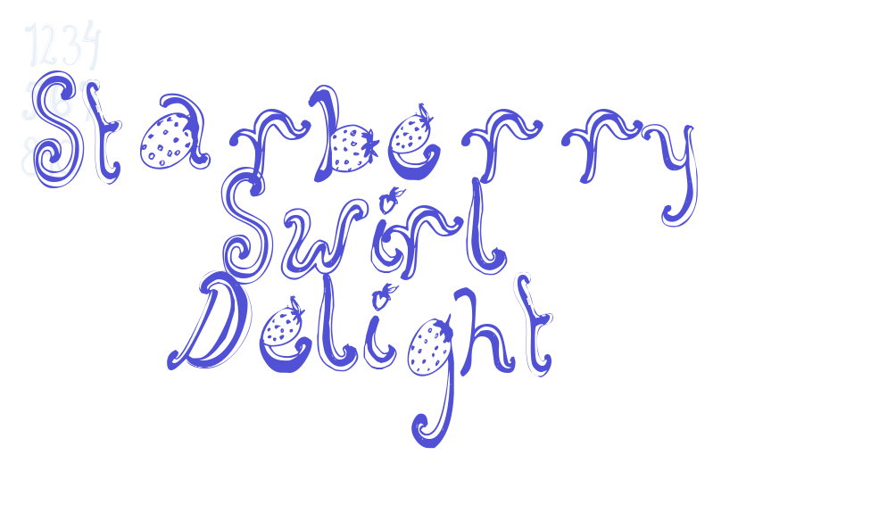 Starberry Swirl Delight-font-download