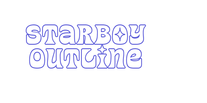 Starboy Outline Font Download