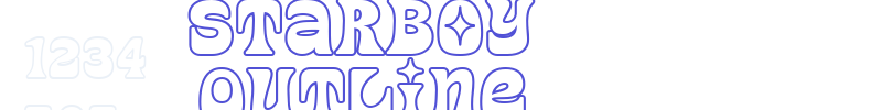 Starboy Outline-font