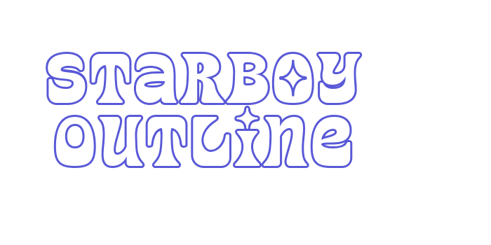 Starboy Outline Font