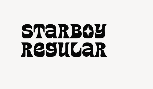 Starboy Regular Font