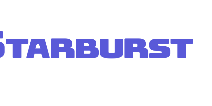 Starburst Font