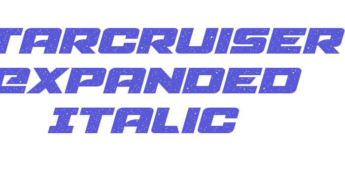 Starcruiser Expanded Italic Font Download