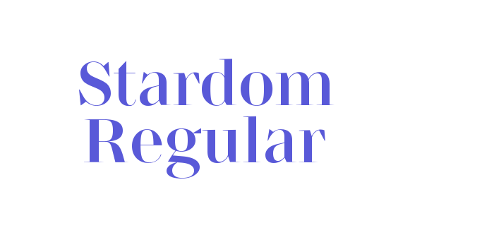 Stardom Regular Font Download