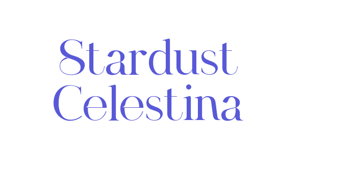 Stardust Celestina Font