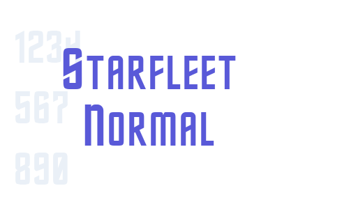 Starfleet Normal Font