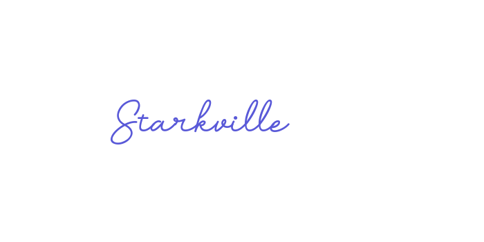 Starkville Font Download