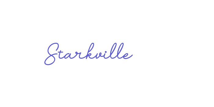 Starkville Font