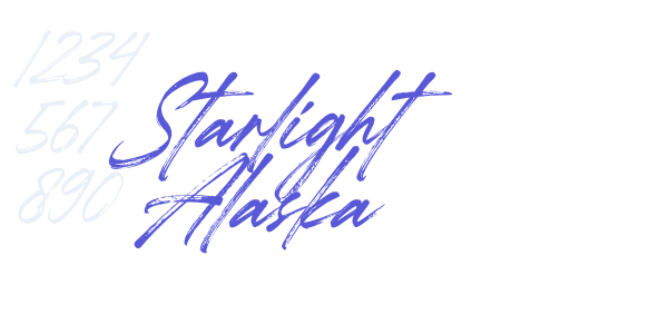 Starlight Alaska font