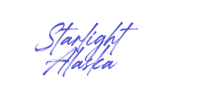 Starlight Alaska Font Download