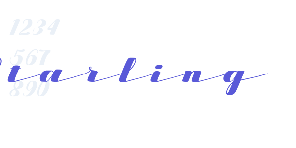 Starling font free