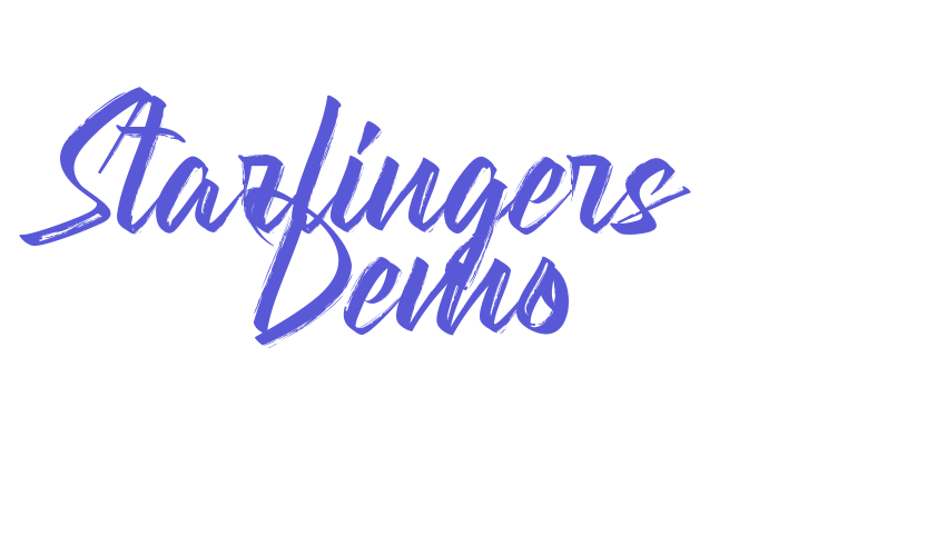 Starlingers Demo Font