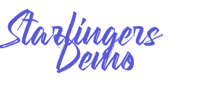 Starlingers Demo Font Download