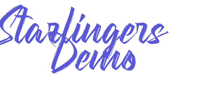 Starlingers Demo Font