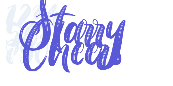 Starry Cheers font free