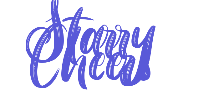 Starry Cheers Font Download