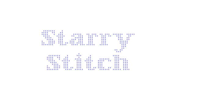 Starry Stitch Font Download