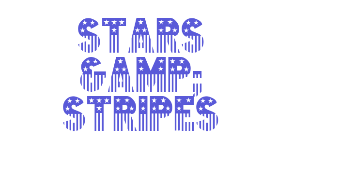 Stars & Stripes Font Download