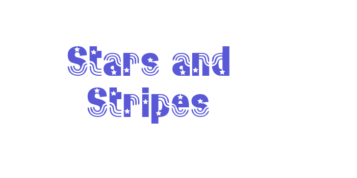 Stars and Stripes Font Download