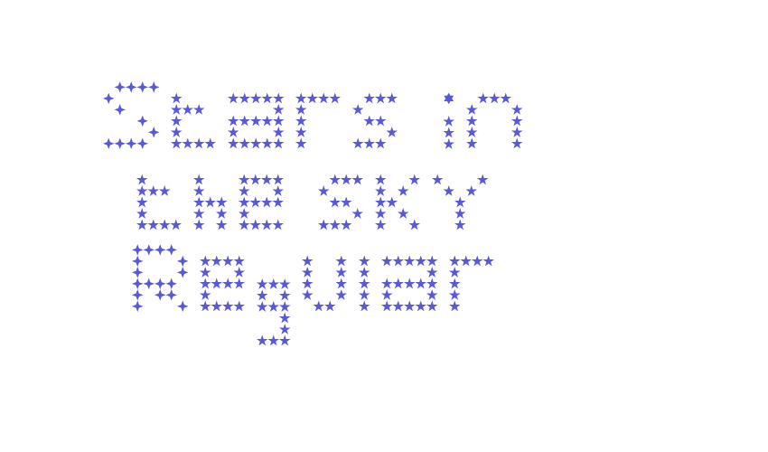 Stars in the sky Regular Font Download