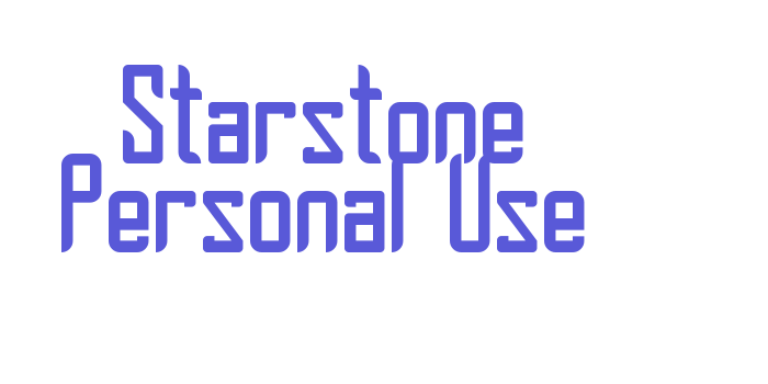 Starstone Personal Use Font Download