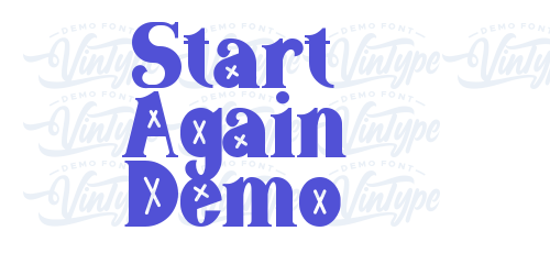 Start Again Demo-font-download