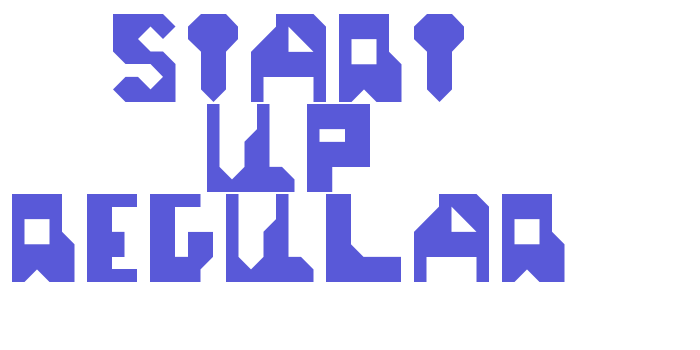 Start Up Regular Font